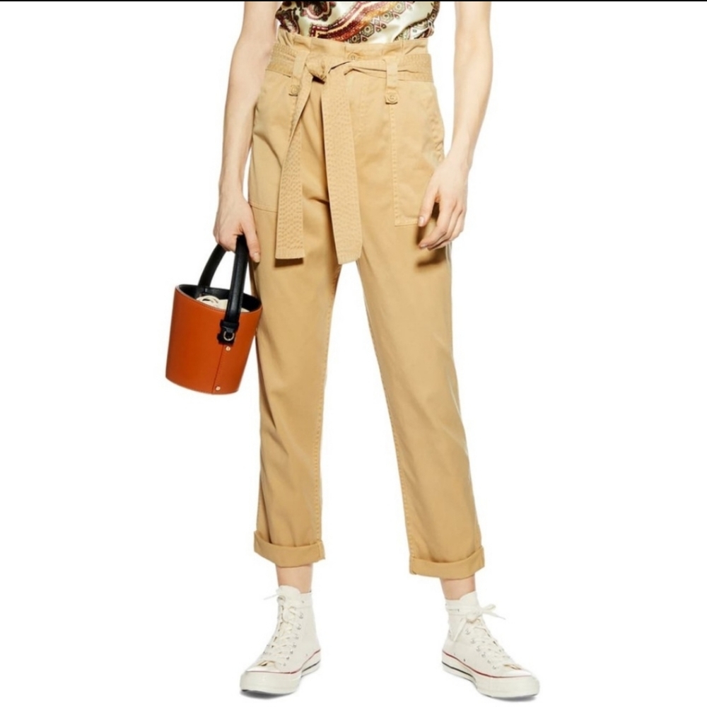 Topshop khaki pants size 6